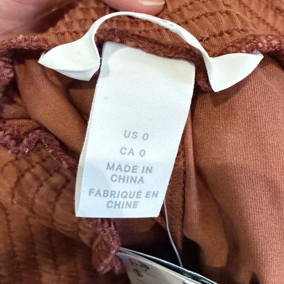 Lace Brown Maxi  Skirt - Tiered - NWT size 0 - Picture 5 of 5